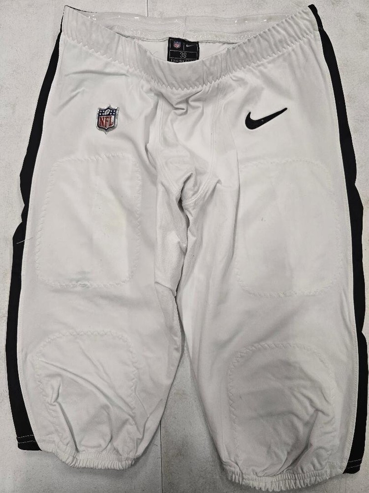 Philadelphia Eagles 2024 MILTON WILLIAMS #93 (Game Used) White Football Pants
