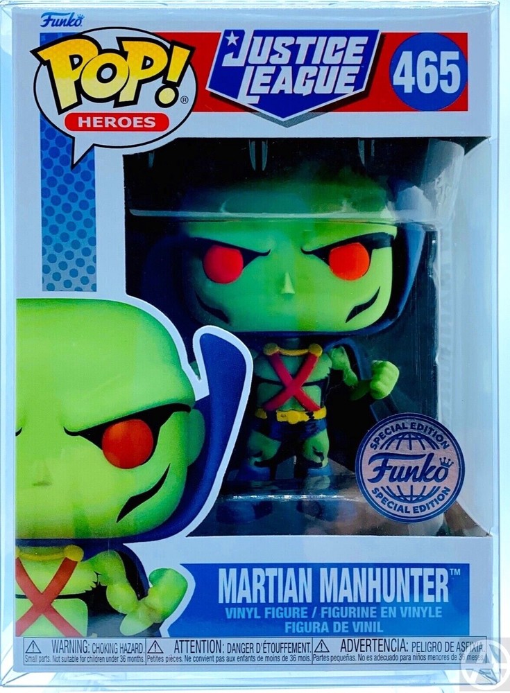 Funko POP DC Justice League MARTIAN MANHUNTER #465  Funko Shop Exclusive