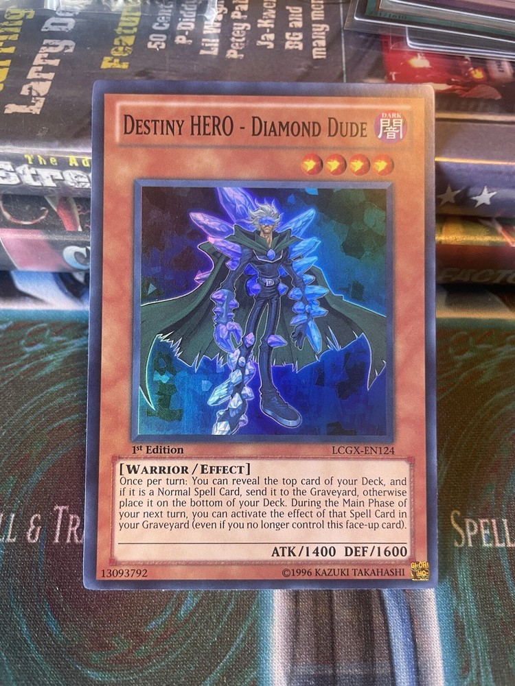 Destiny HERO Diamond Dude LCGX-EN124 Legendary Collection 2 Duel Academy Unlimited Edition