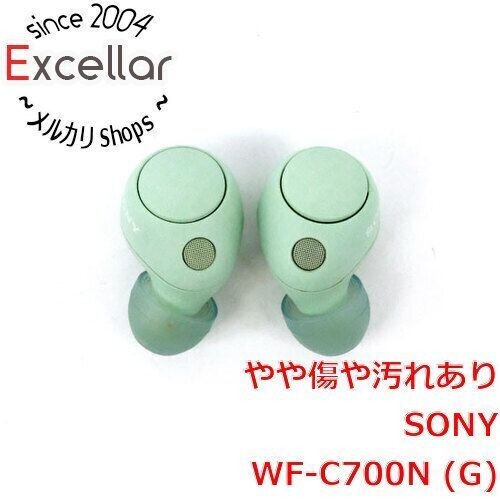SONY Wireless Earphone WF-C700N Noise Canceling Bluetooth Green Used JP
