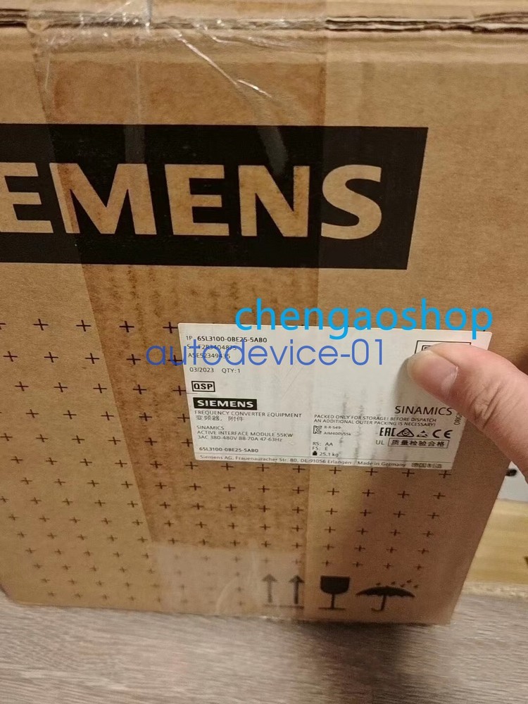 Brand NEW Siemens 6SL3100-0BE25-5AB0 DHL/FedEx