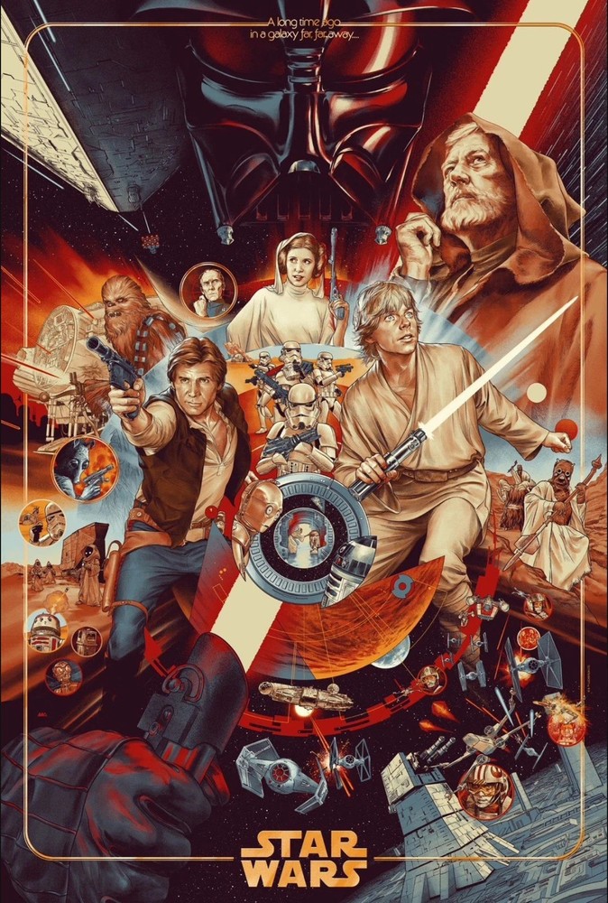 Star Wars Themed Wall Art Poster Home Decor No Frame