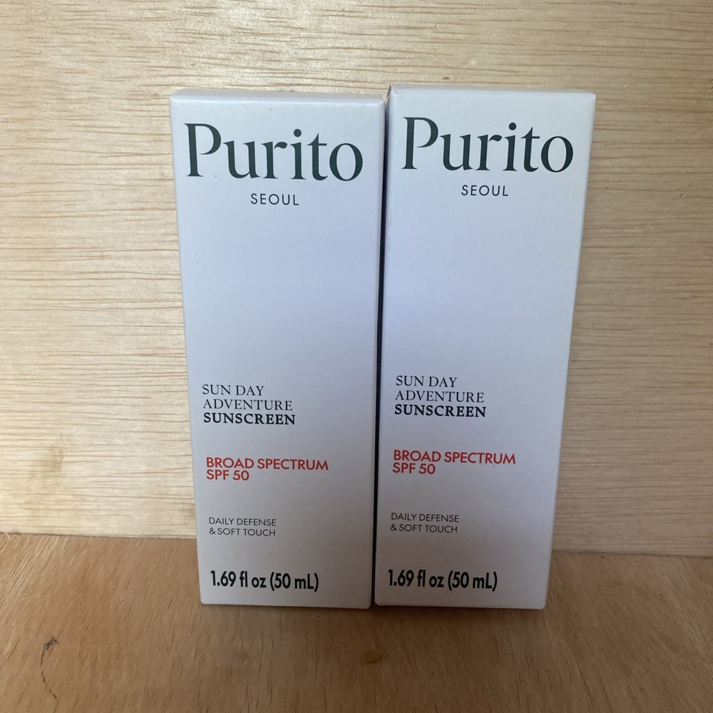 (2 PACK) PURITO SEOUL Daily Soft Touch Sunscreen SPF50+ 50mL Ea KBeauty 03/27