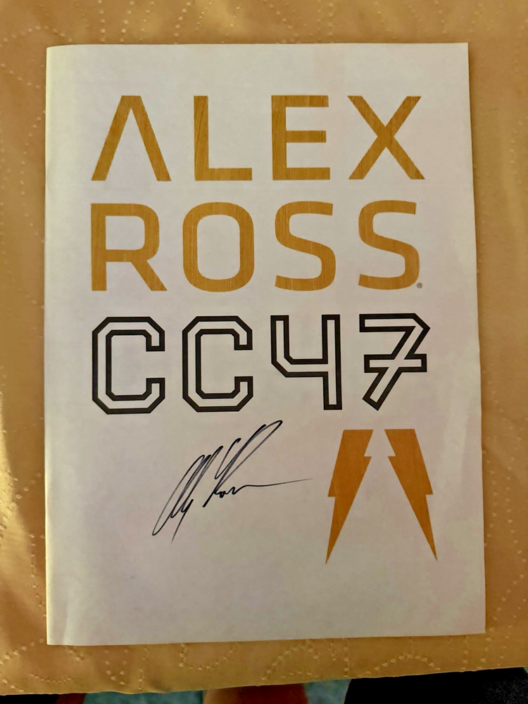 Alex Ross CC47 Art Book Signed W/ COA RARE DC & MARVEL COMICS