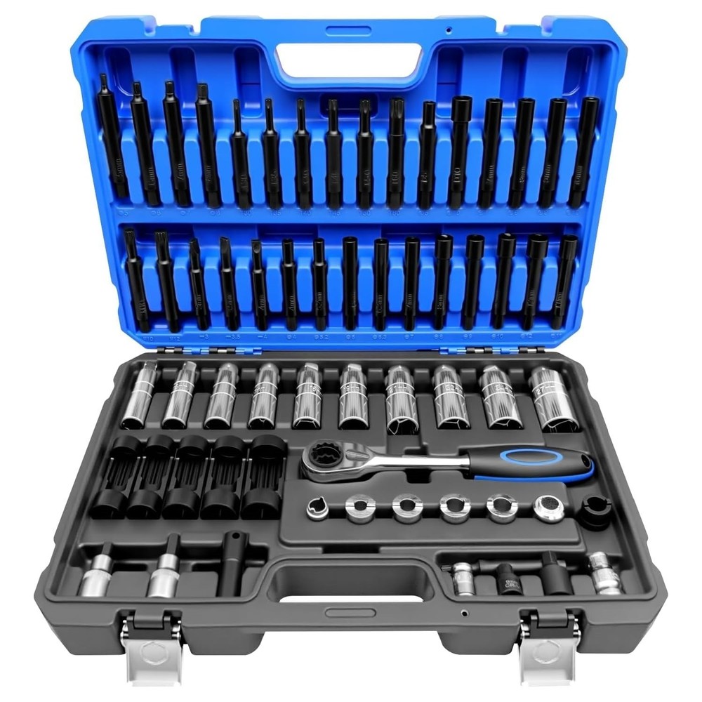 62x Shock Absorber Strut Nut Socket Set Master Suspension Removal Install Tool