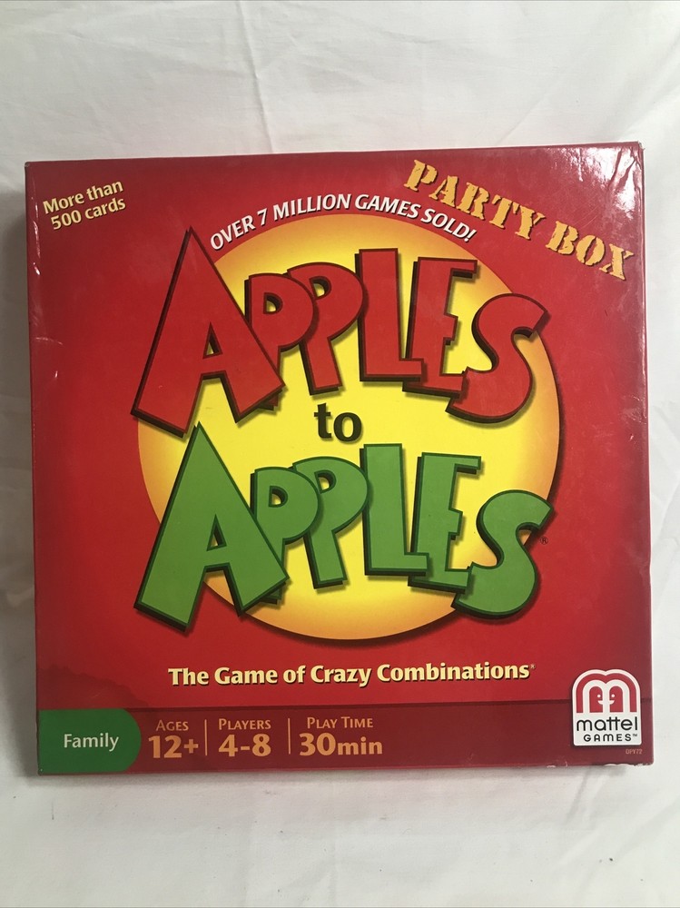 Apples to Apples Game Family Party Box - Card / Board Game - 2007 - Complete