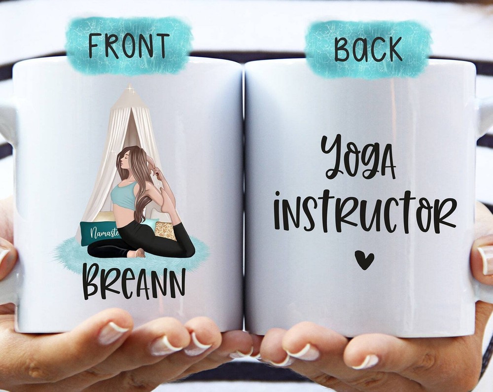 Yoga Instructor Mug Yoga Teacher Mug Custom Yoga Instructor Gift Yoga Teacher