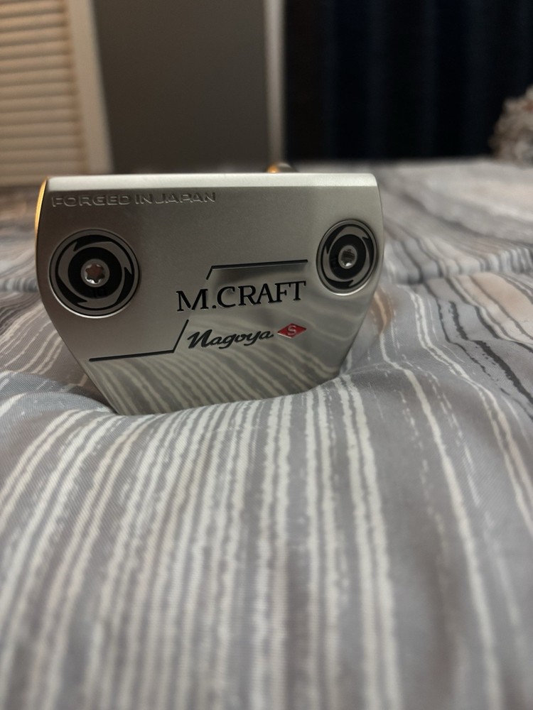 Mizuno M Craft Nagoya S Putter, Right Hand, 35 Inches, Nickel