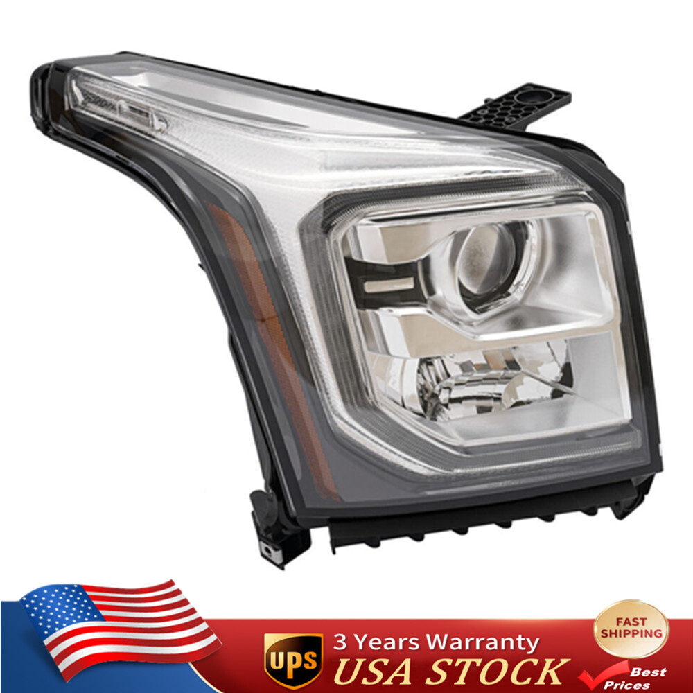 Right Side Headlight HID/Xenon Headlamp For 2015-2019 2020 GMC Yukon XL Denali