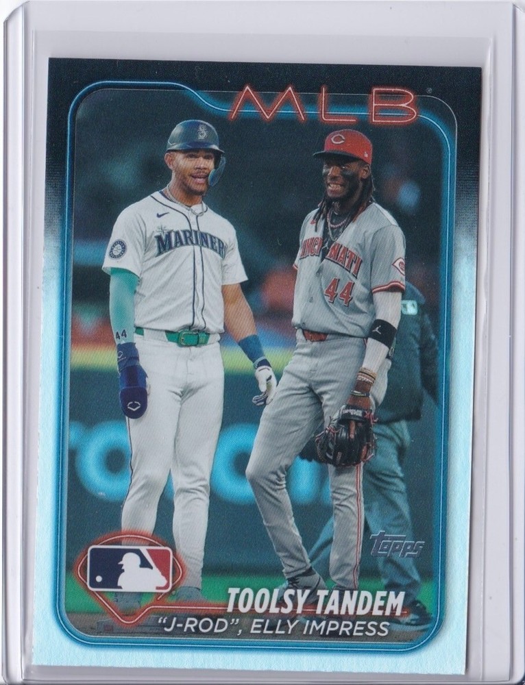 2024 Topps Update Series Rainbow Foil Veteran Combos #US238 Julio Rodriguez