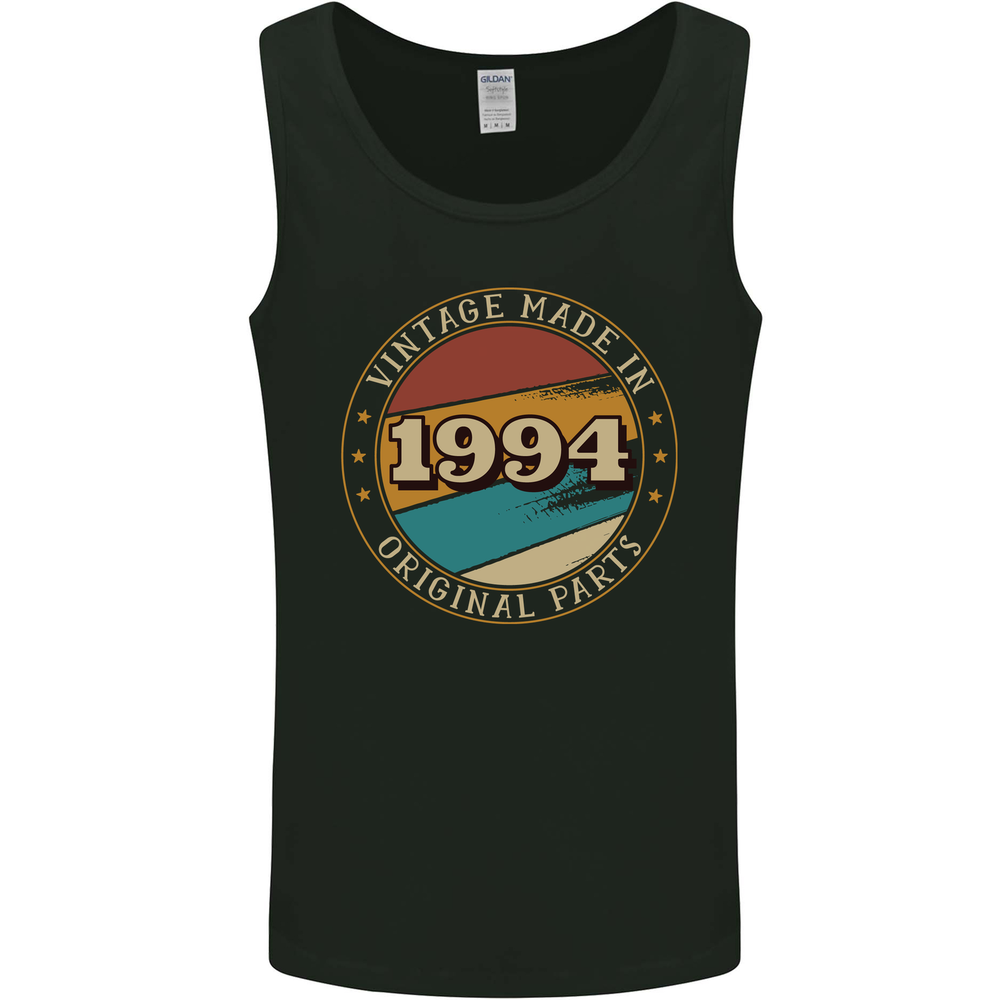 31st Birthday Vintage Made In 1994 Mens Vest Tank Top