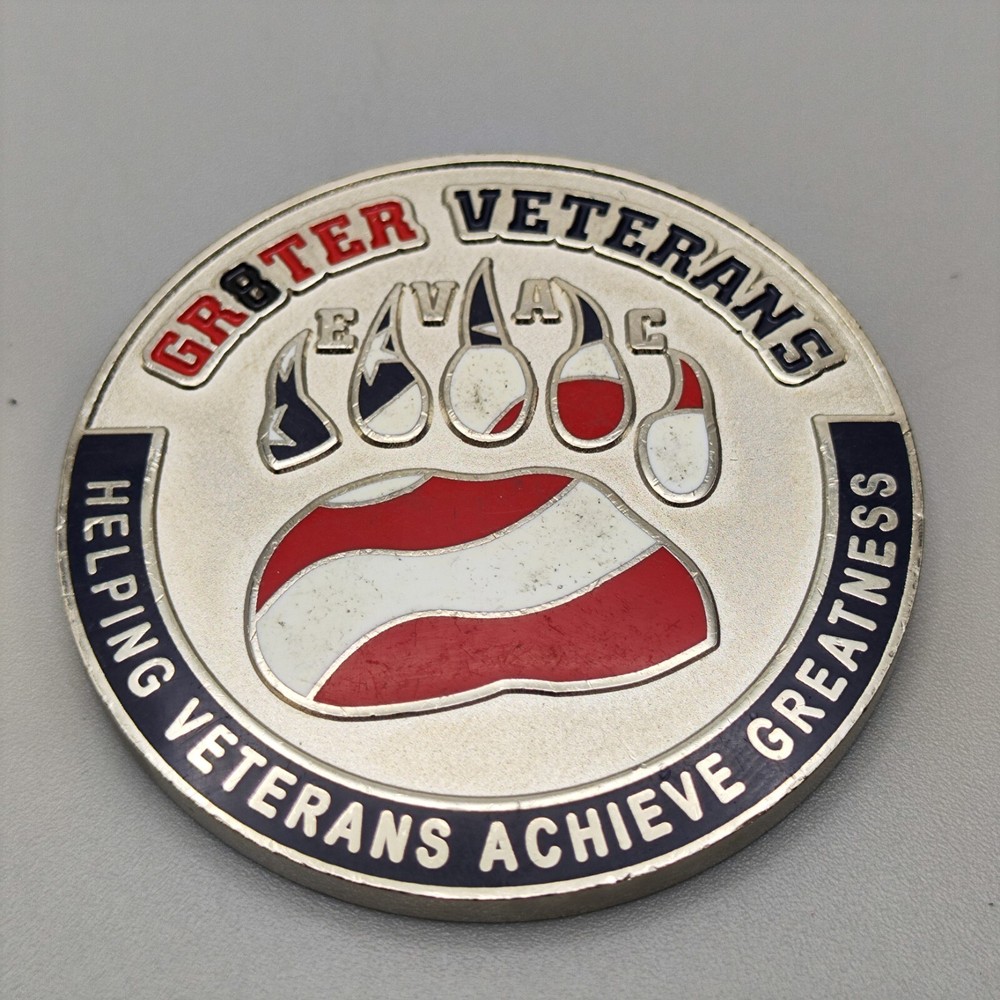 Spokane WA Veterans Helping Veterans Challenge Coin
