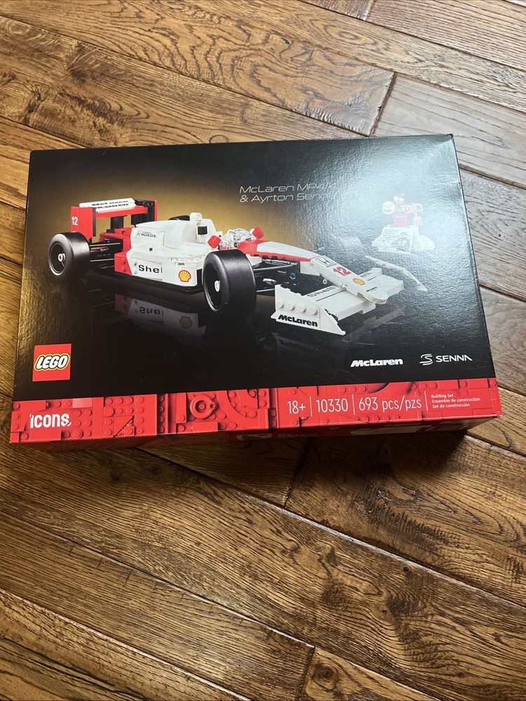 LEGO 10330 Icons McLaren MP4/4 & Ayrton Senna Building Set 693 Pieces