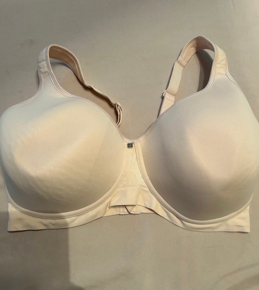 Breezies Womens Cream Seamless Underwire T-Shirt Bra 42DD BX4 Size