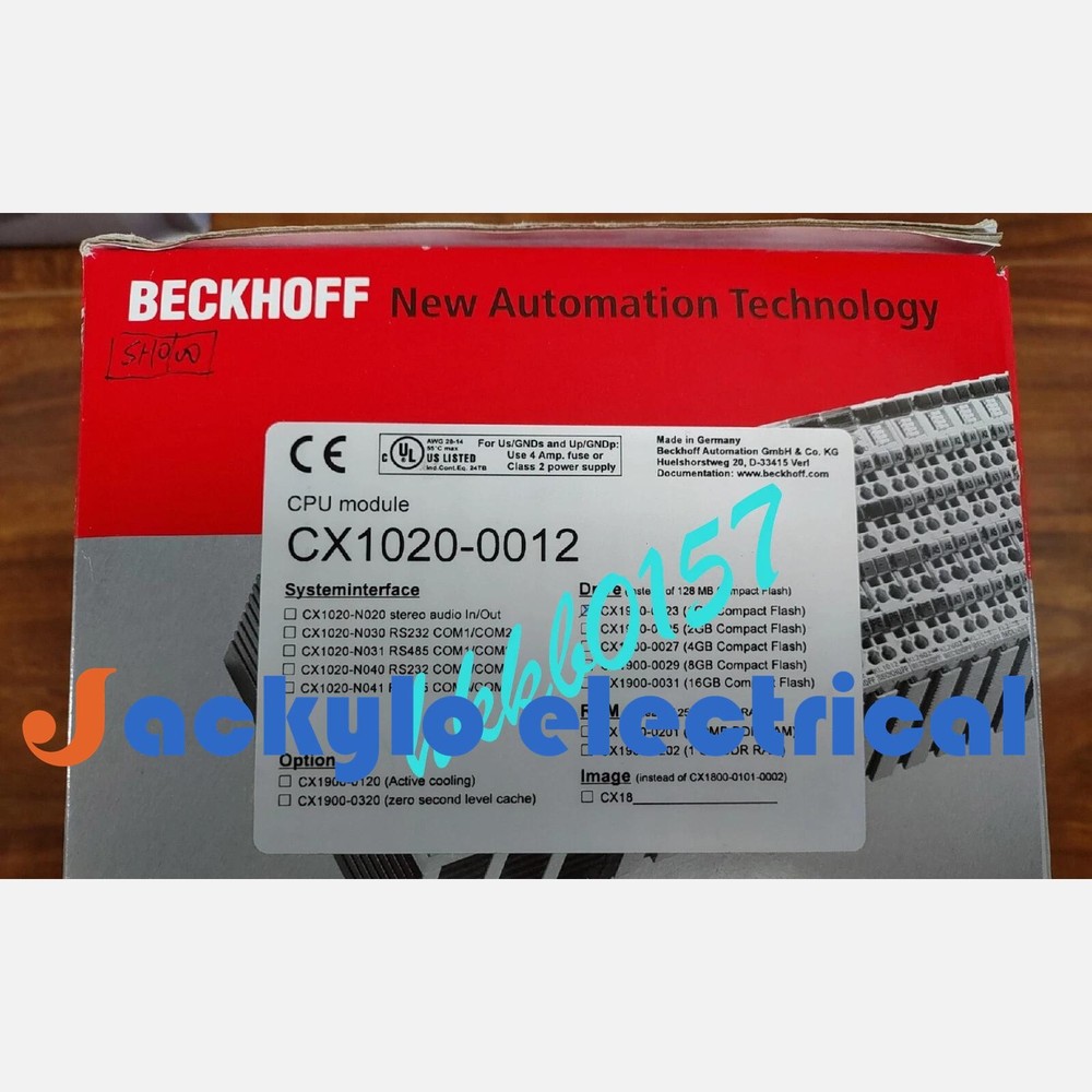 CX1020-0012 Beckhoff Controller Module brand new