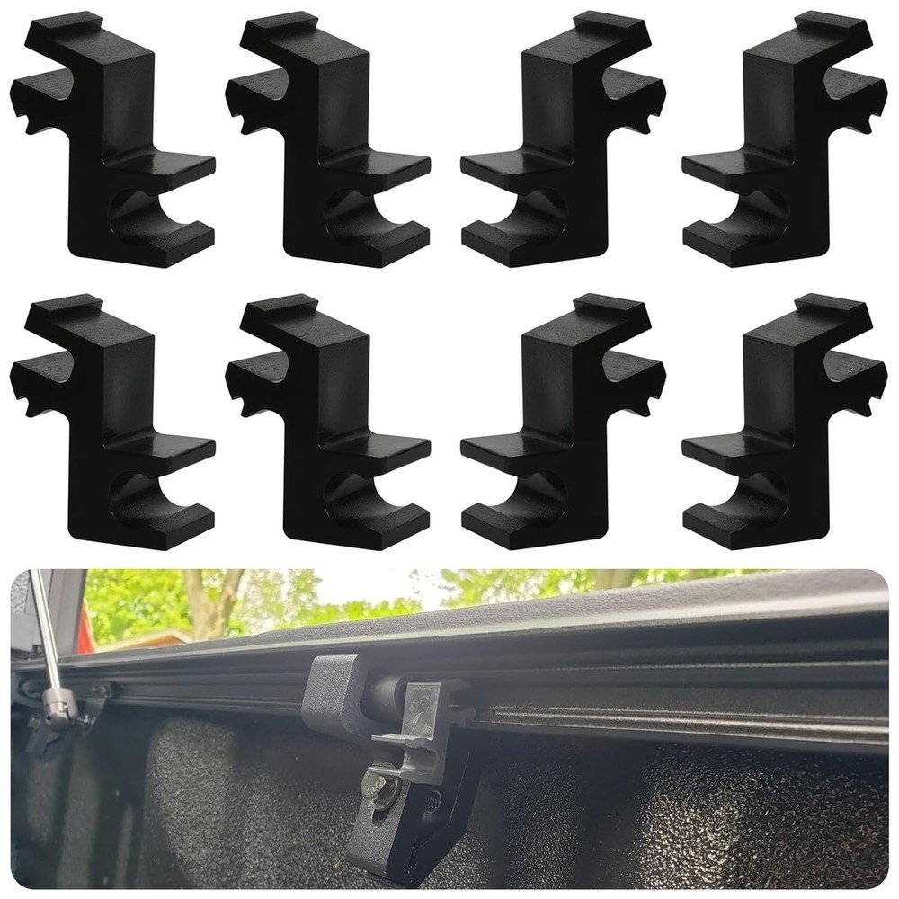 8 Pcs Prop Rod Clips Set Fit for Undercover Tonneau Prop Rod Truck Bed Cover
