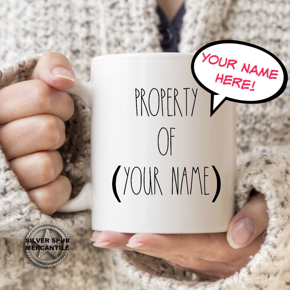 Customized Large Font Mug Holiday Gift Office Gift Best Friend Gift Mug With