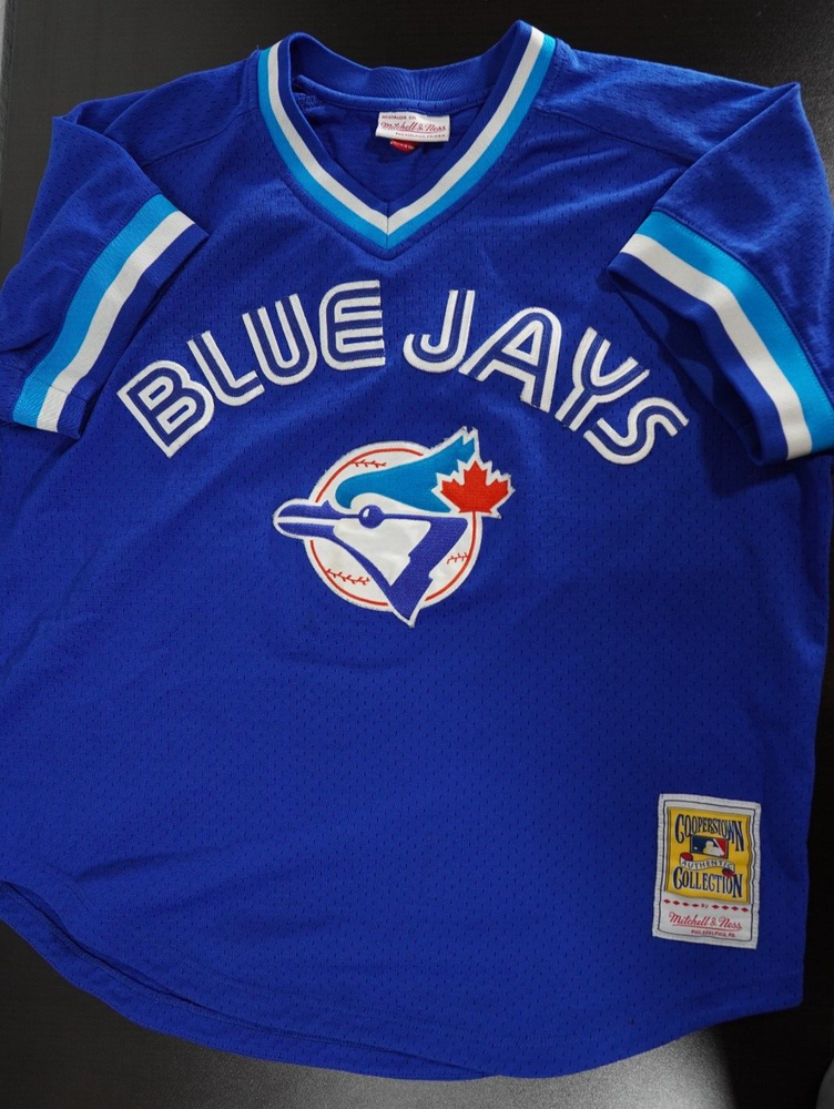 Roberto Alomar Blue Jays Mitchell & Ness BP Jersey Size 44 Large