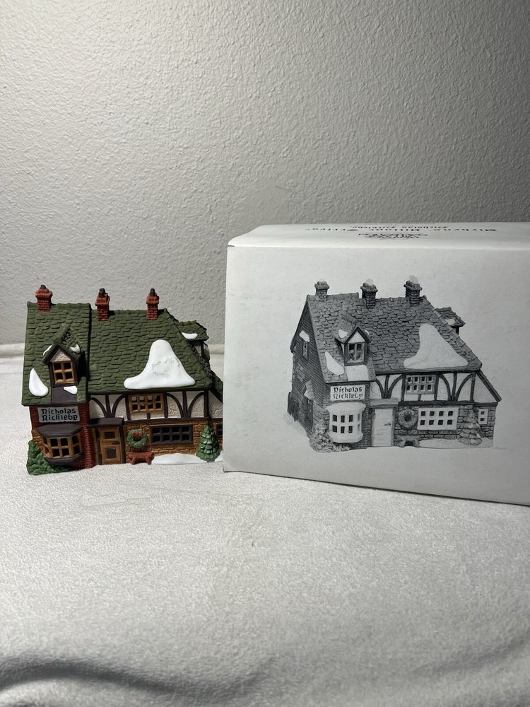 Department 56 Dickens Village Nicholas Nickleby Cottage 59250 X786 Vintage 1988
