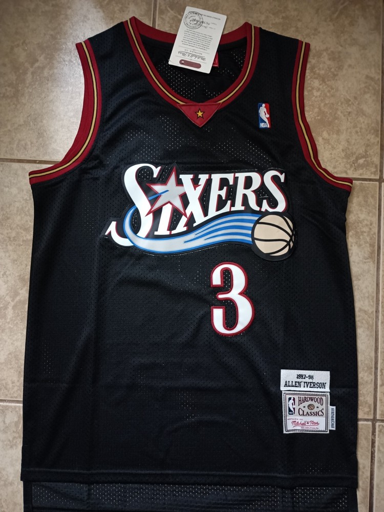 Philadelphia 76ers Jersey Allen Iverson #3 Jersey Throwback Jersey US Seller