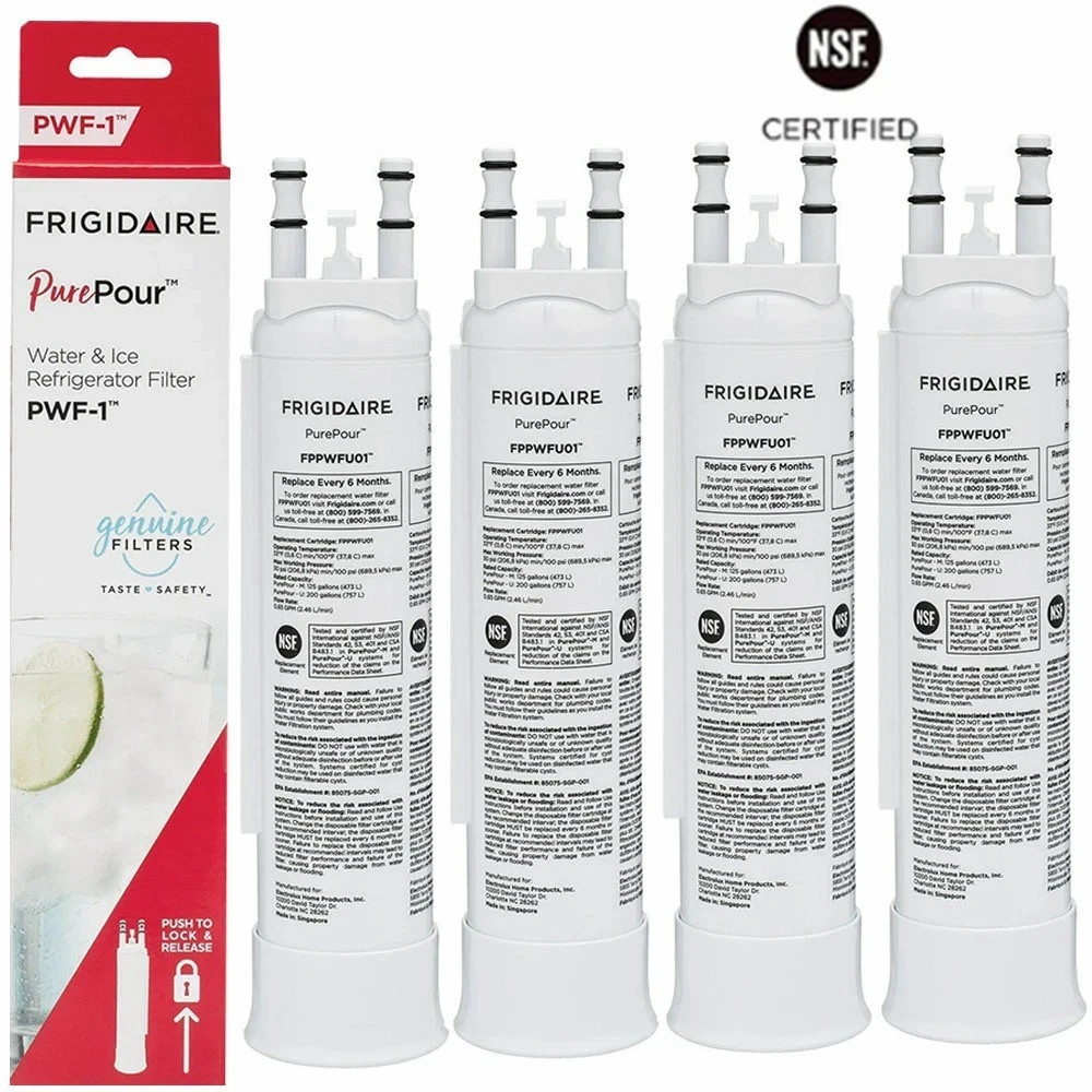 Frigidaire FPPWFU01 PurePour PWF-1 Refrigerator Water Filter - NSF Certified | P