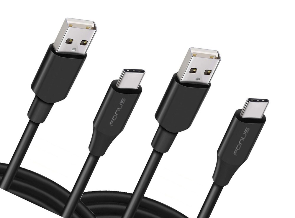 3FT and 6FT Fast-Charging USB-C Cables for Phones with Data Transfer  