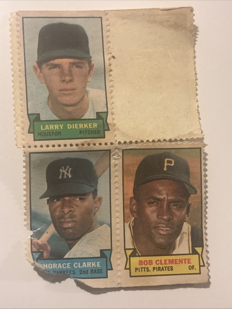 Roberto Clemente HoF’er 1969 Topps Stamp Pittsburgh Pirates