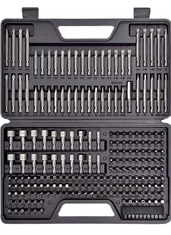 Jackson Palmer 218-Piece Screwdriver Bit Set with High Carbon Steel Security Bits