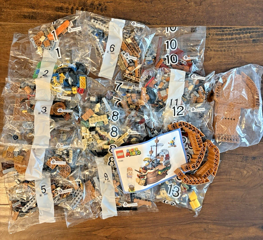LEGO Super Mario: Bowser's Airship Expansion Set (71391) - New, No Box