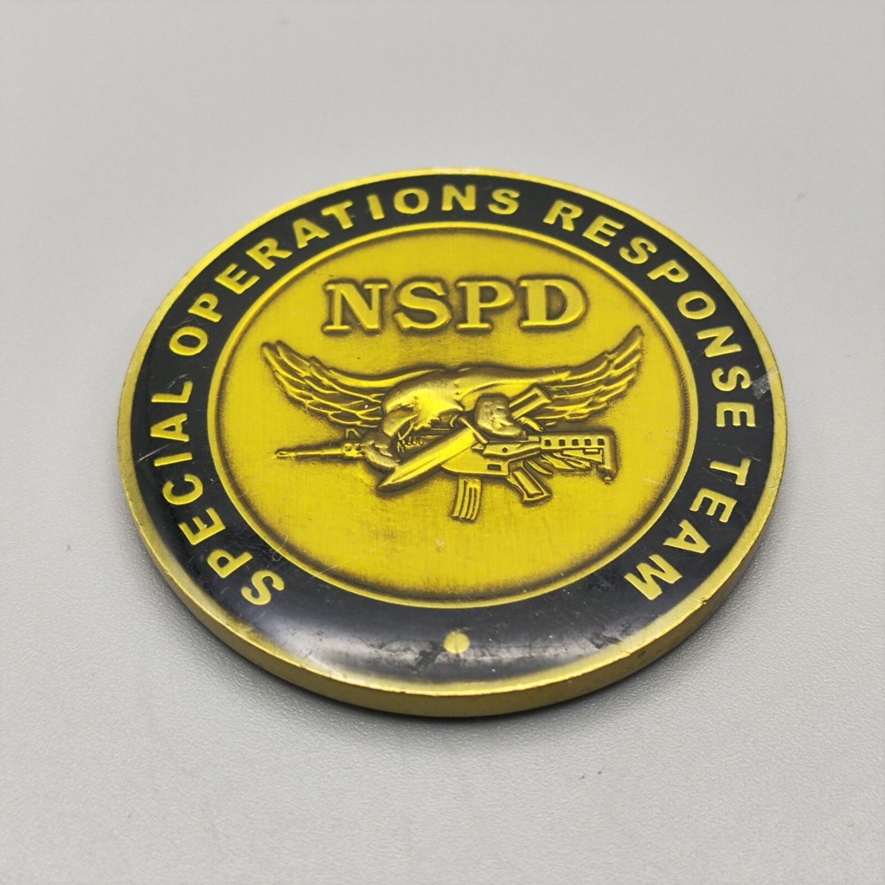 Railroad Police NSPD Special Operations Response Team Challenge Coin