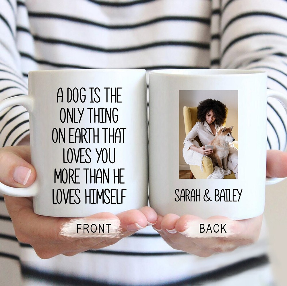 Personalized Dog Mug Custom Dog Mug Dog Lover Gift For Women Dog Lover Gift For