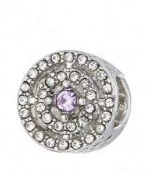 Stylish Mother’s Day White & Pink Pandora-Style Alloy Charm with Free P&P-image