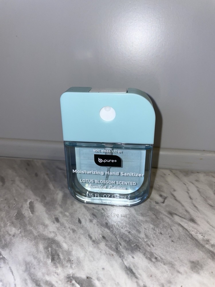 B pure hand sanitizer spray