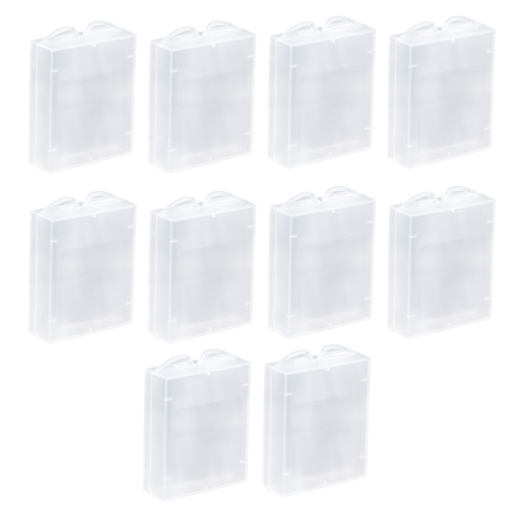 10 Pack Clear Battery Case Organizer for GoPro Hero 10 9 Protective Storage Box