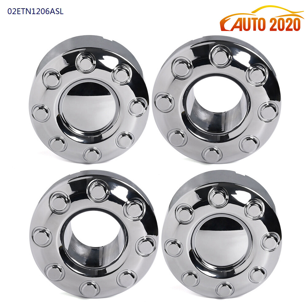 4x4 Open Chrome Wheel Center Hub Caps 4pcs Fit For 2005-16 Ford F-350 Dually