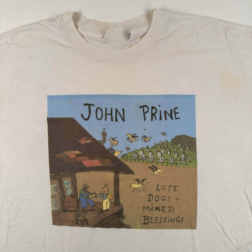 John Prine Lost Dogs Mixed Blessings Cotton Classic T-shirt All Sizes BO612