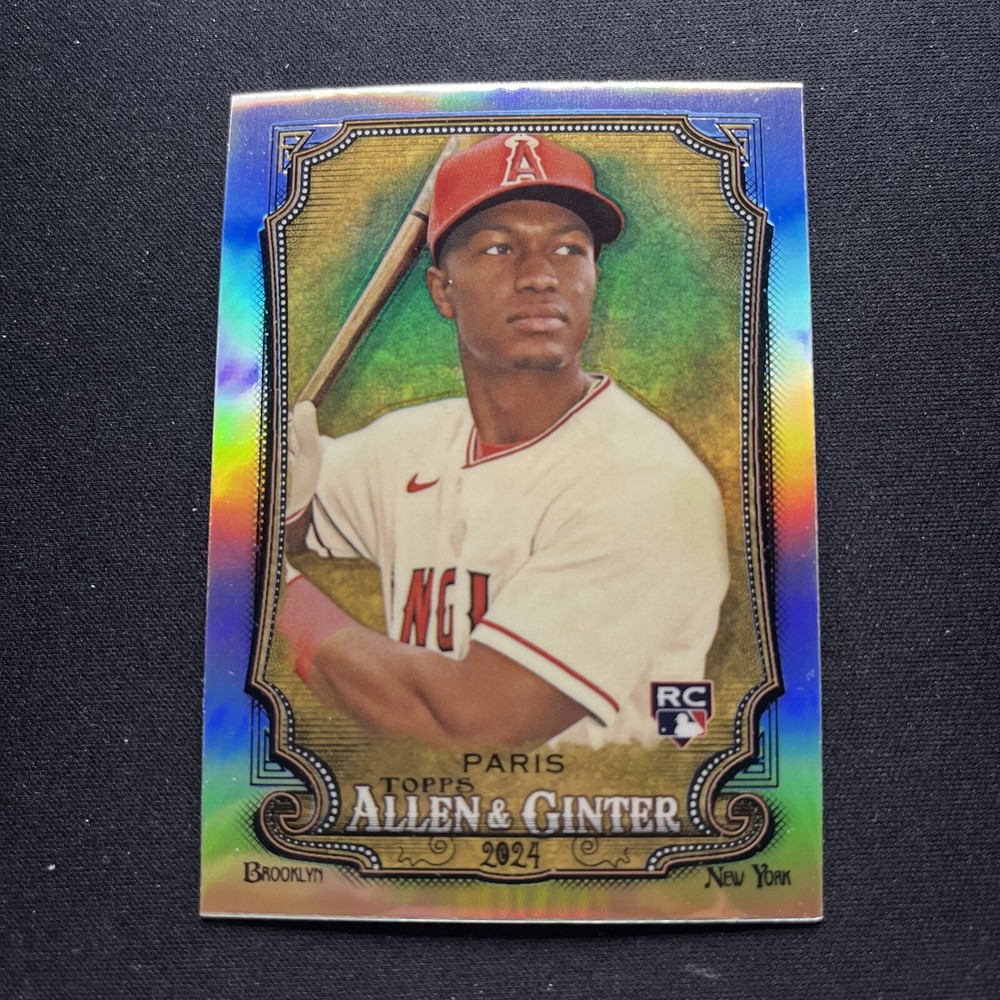 2024 Topps Allen & Ginter Kyren Paris Chrome Refractor RC Rookie Angels SP