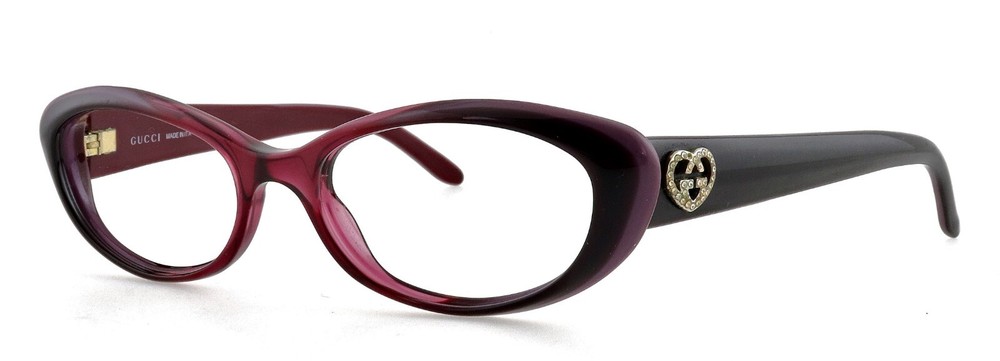 GUCCI GG3515 WOL 51mm Purple Cat Eye Eyeglasses Frames Only Italy