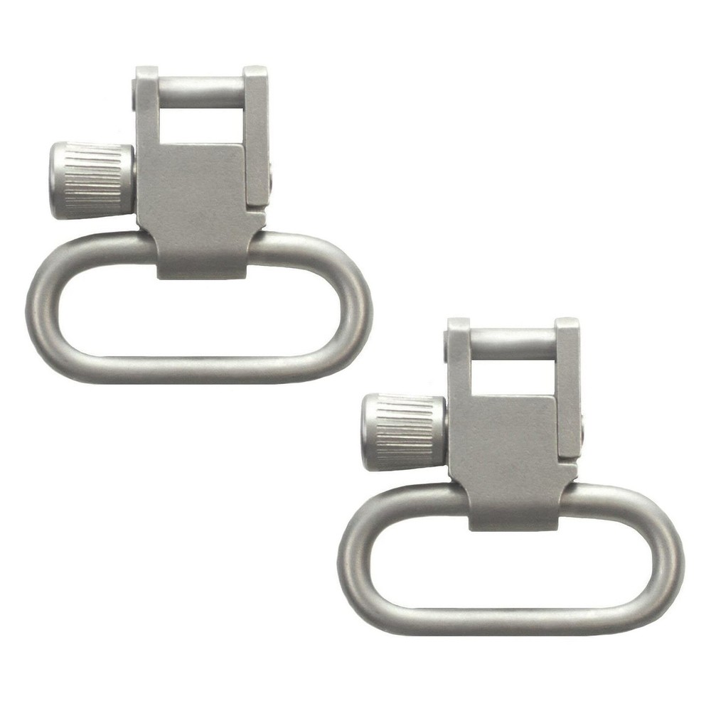 Pair of 1 Inch Tri-Lock Gun Sling Swivels All Metal (Three Color Options) (St...