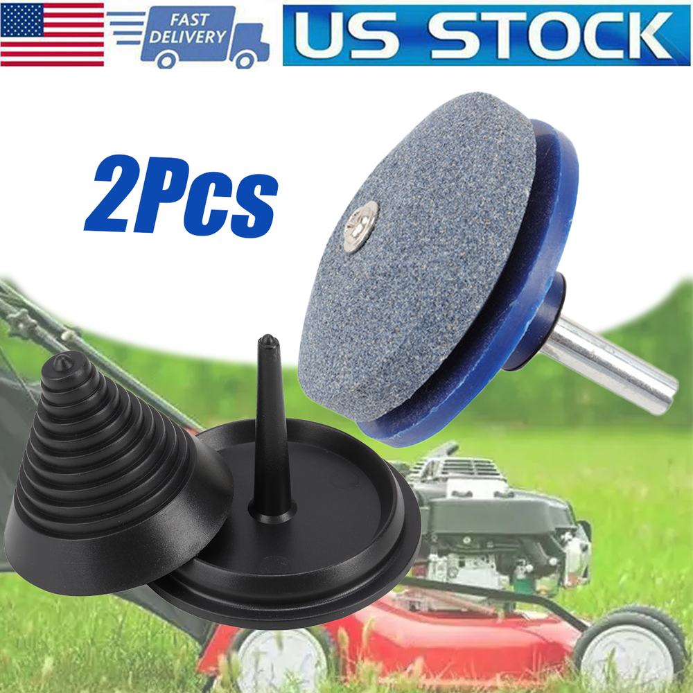 1pc Lawn Mower Blade Balancer Sharpener Kit for Tractor & Garden Tools