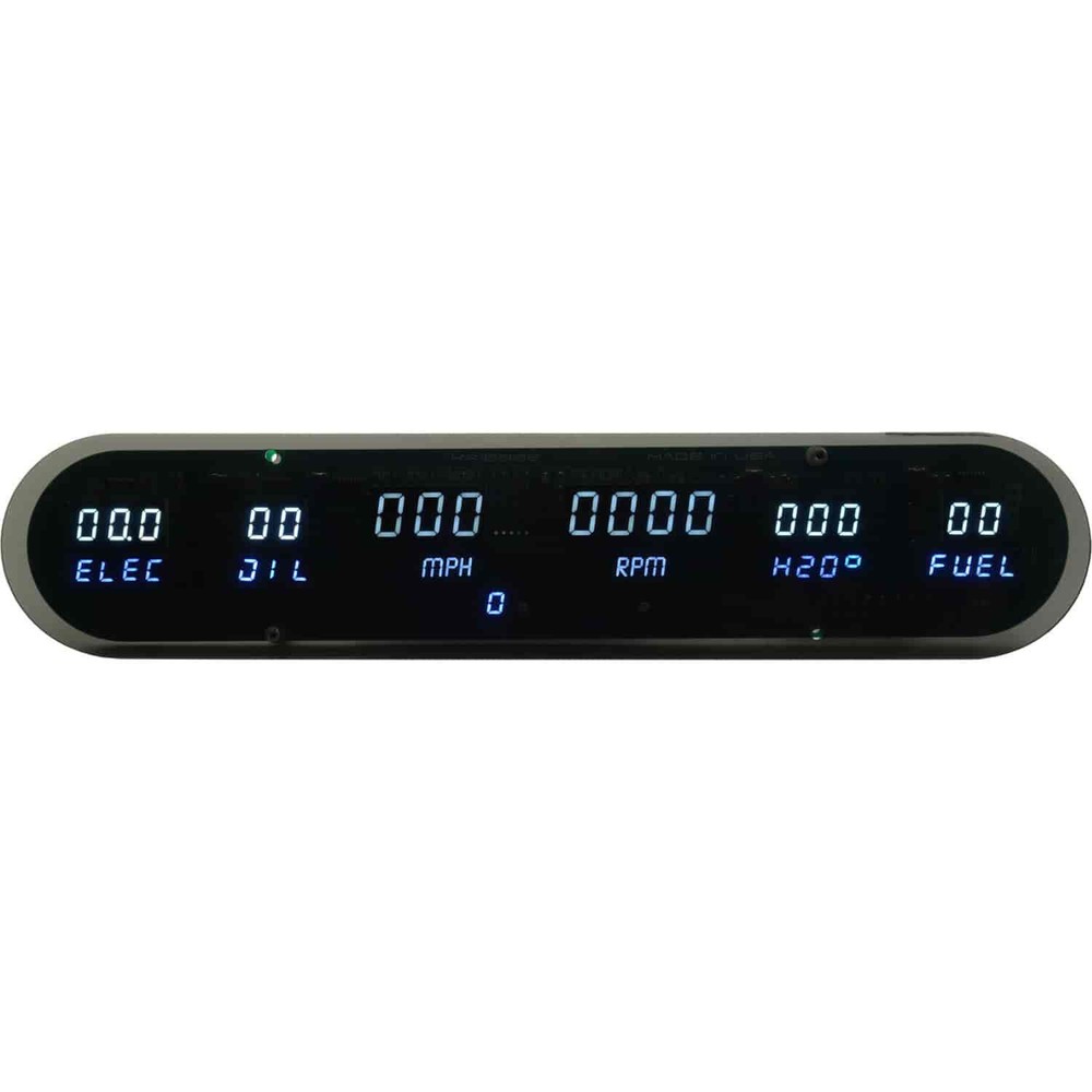 JEGS 41635 6-Gauge Panel with LED Digital Display