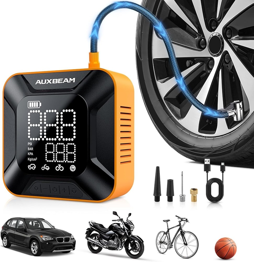 150PSI Portable Air Compressor Pump for Cars Motorcycles ATVs Bikes