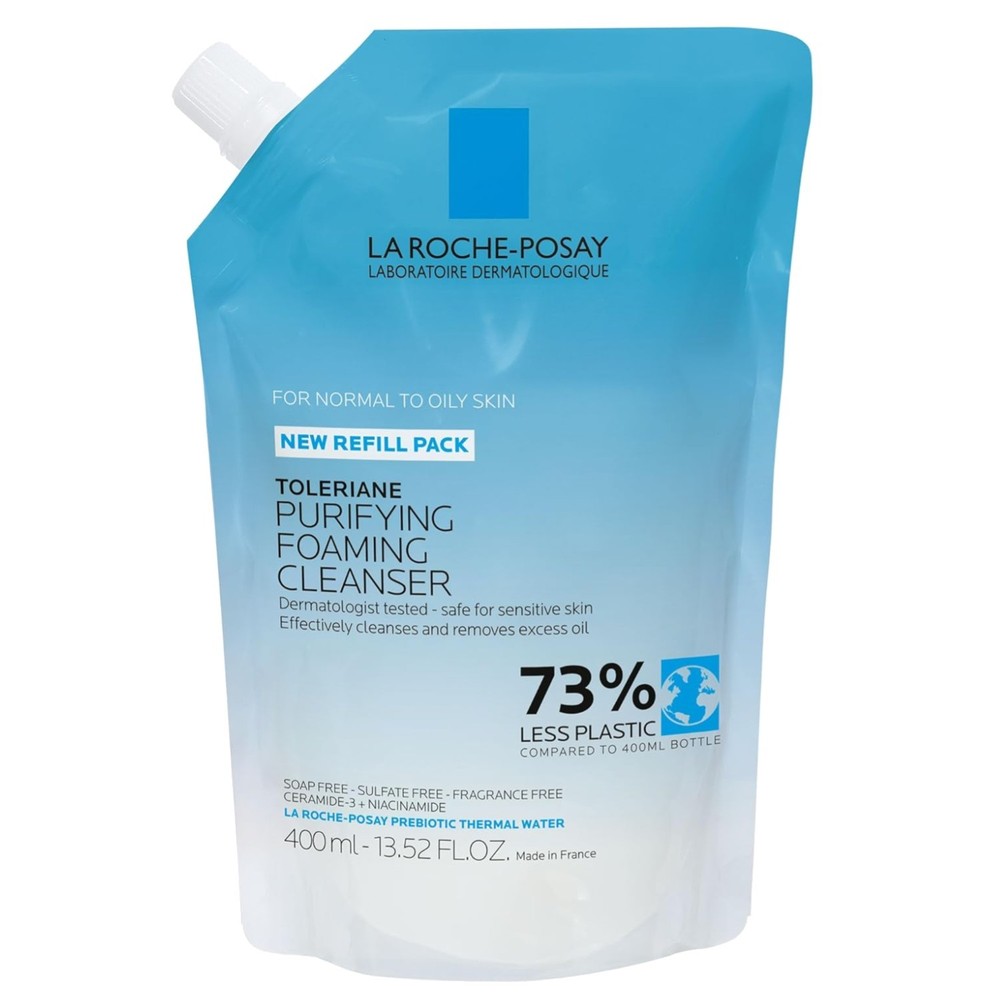 Oil-Free Niacinamide Face Cleanser for All Skin Types, Fragrance-Free Formula