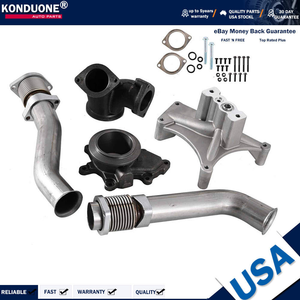 1999.5-2003 Ford 7.3L Turbo Up Pipe Kit with Non-EBPV Pedestal & Housing