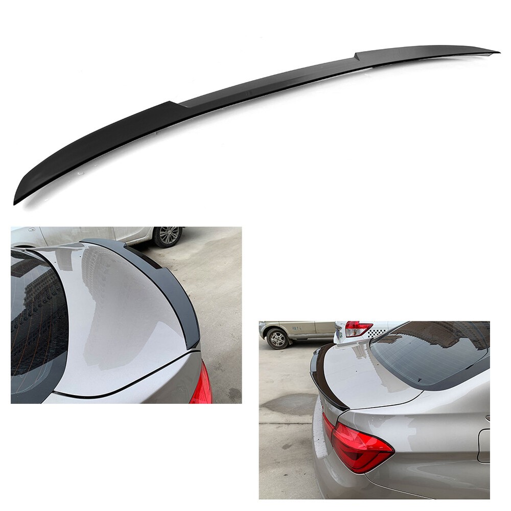BMW 3 Series F30 F80 V Style Rear Trunk Spoiler Wing Black ABS 2012-2018