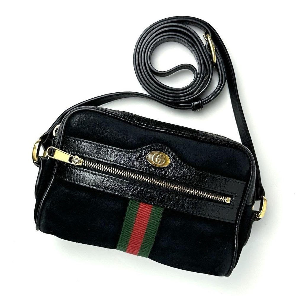 Gucci Ophidia GG Marmont Black Shoulder Bag Crossbody Pre-Owned