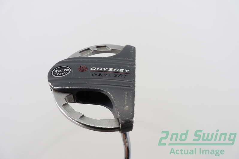 Odyssey White Steel 2-Ball SRT Right-Handed Putter 35.5in