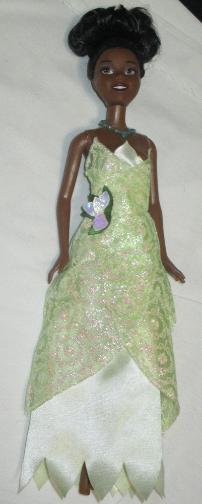Disney Tiana Barbie Doll No Shoes Princess and the Frog 12 Inches