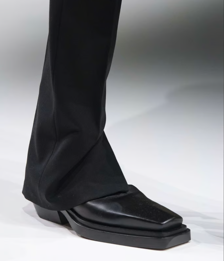 $1,450 Bottega Veneta Men's Chelsea Boots-Western Leather Block Heel, 39 EU