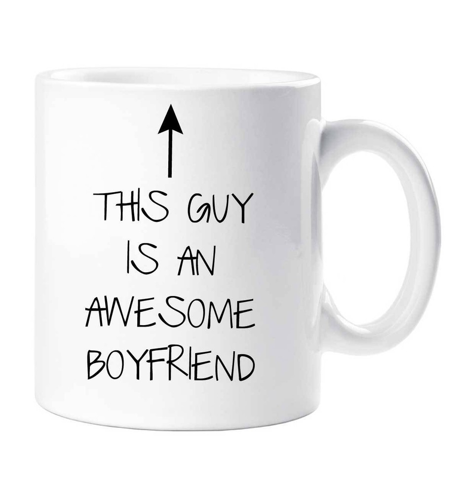 Awesome Boyfriend Mug - Ceramic Novelty Gift for Him